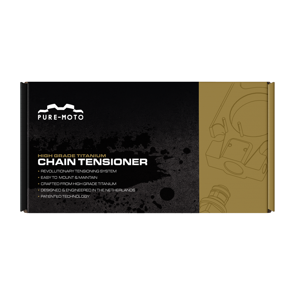 CHAIN TENSIONER WITH TITANIUM AXLE KTM / HUSQVARNA / GAS GAS 125cc and up